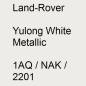 Preview: Land-Rover, Yulong White Metallic, 1AQ / NAK / 2201.